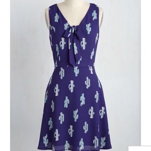 Fun Cactus Print Dress